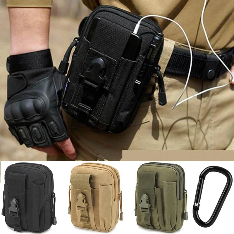 

Utility Belt Loop Pouch for iPhone X 8 7 6S Plus Waist Holster Nylon Pocket Bag Cover Case for Samsung Huawei Xiaomi Google LG