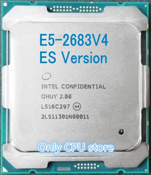 Оригинальный процессор Intel Xeon версия для qseng/QHZE E5 2683V4 2 00 ГГц 16 ядер 40 Мб 2683 V4 LGA2011 3