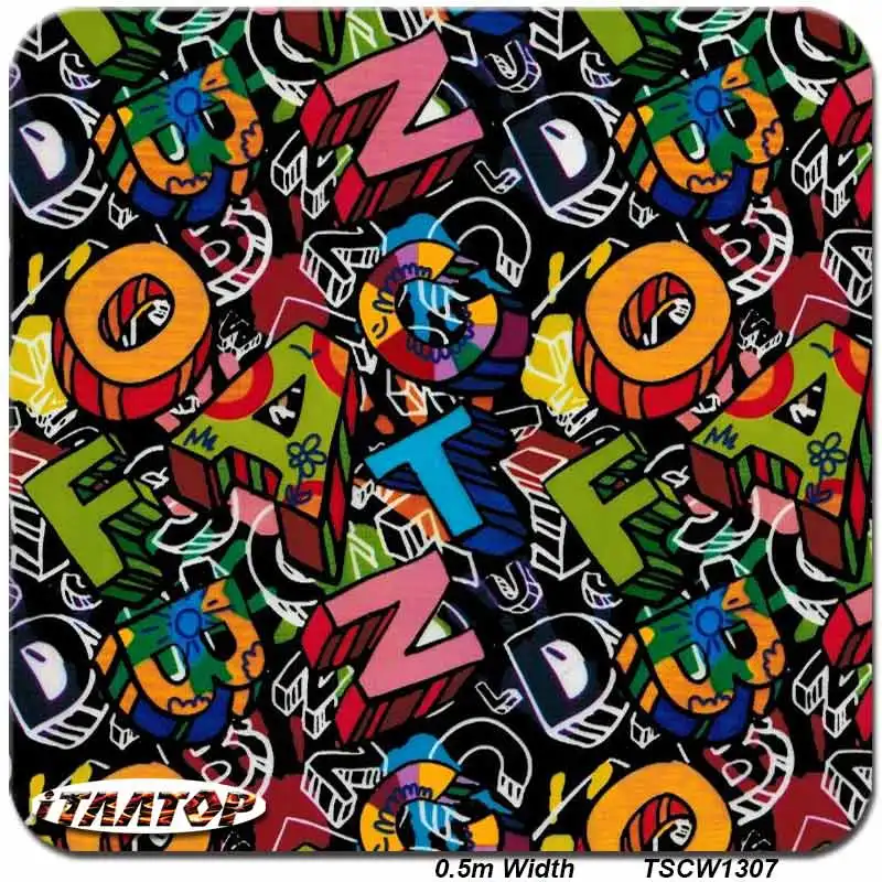 iTAATOP Hydro Dipping Film TSCW1307 0.5m*2m Cartoon water transfer ...