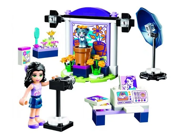 

Bela 10601 Friends Series Emma's Photo Studio Building Block Bricks Toys Gift For Children Compatible With Legoings 41305