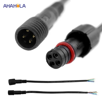 

Rgb Led Strip Connector 4pin Waterproof Femal Male Rgb Led Connector 4 Pin Waterproof Connectors 12v
