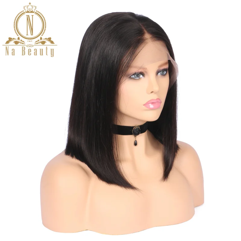 Lace Front font b Human b font font b Hair b font Wigs Remy font b