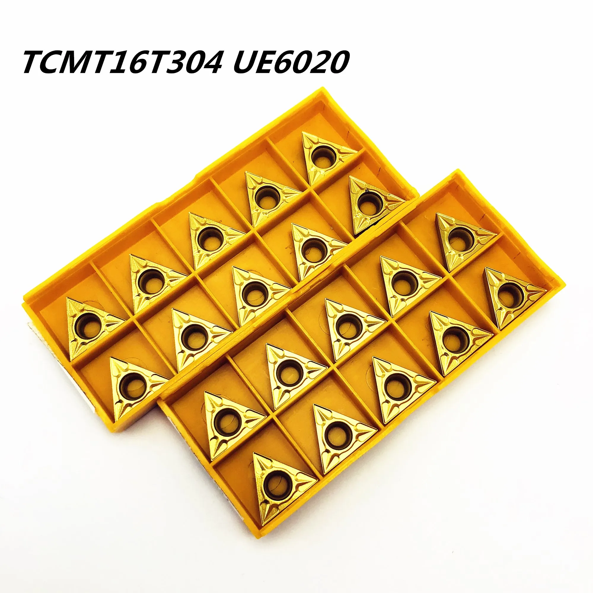 20 шт. токарный инструмент TCMT16T304 UE6020 резец для наружной обточки
