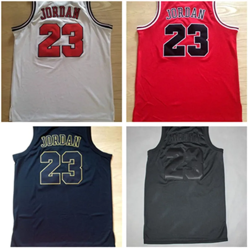 White 23 Michael Jordan Jersey,Black Red gold Rev 30 Throwback Basketball  Jersey,Authentic Jersey,Size S--XXL,Accept Mix Order - AliExpress