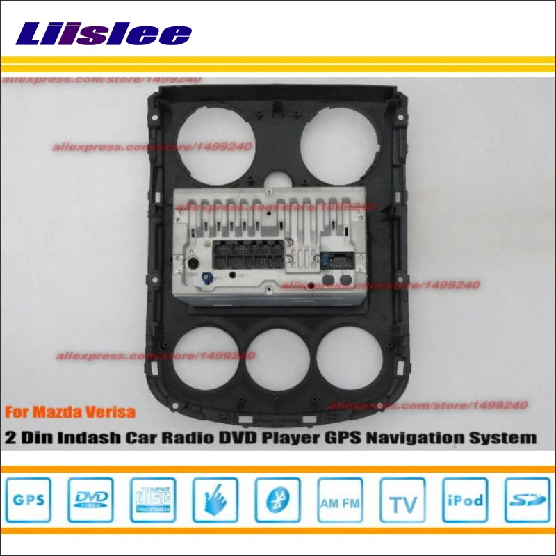 Perfect Liislee For Mazda Verisa 2004~2014 Car Radio Stereo CD DVD Player GPS NAVI HD Touch Audio Video S100 Nav Navi Navigation System 3