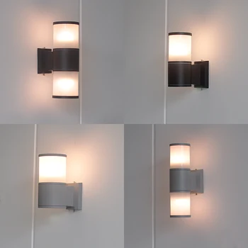 

LED single head double head courtyard bounding wall and balcony waterproofing wall lamp