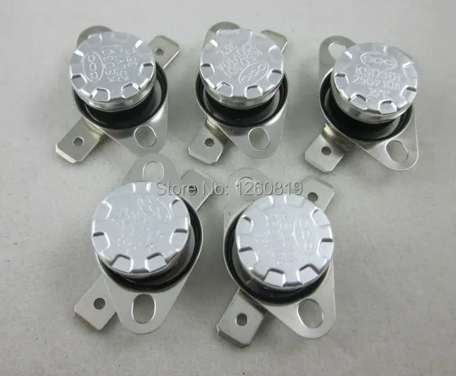 

5pcs KSD301 35C 95F Thermostat Normal Close NC Temperature Control Switch Switches Temp