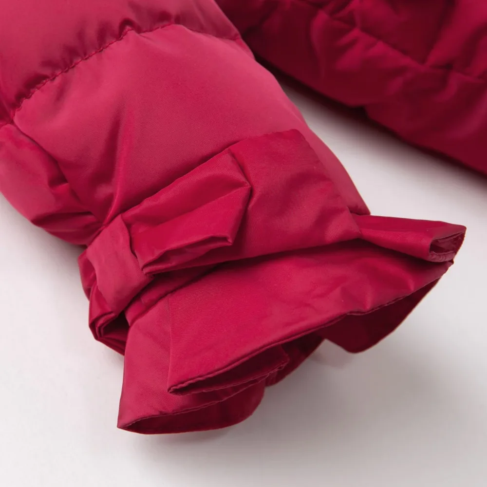 DB2745 dave bella  winter infant coat baby girls red down padded coat girls white duck down feather coat girls coat  jacket