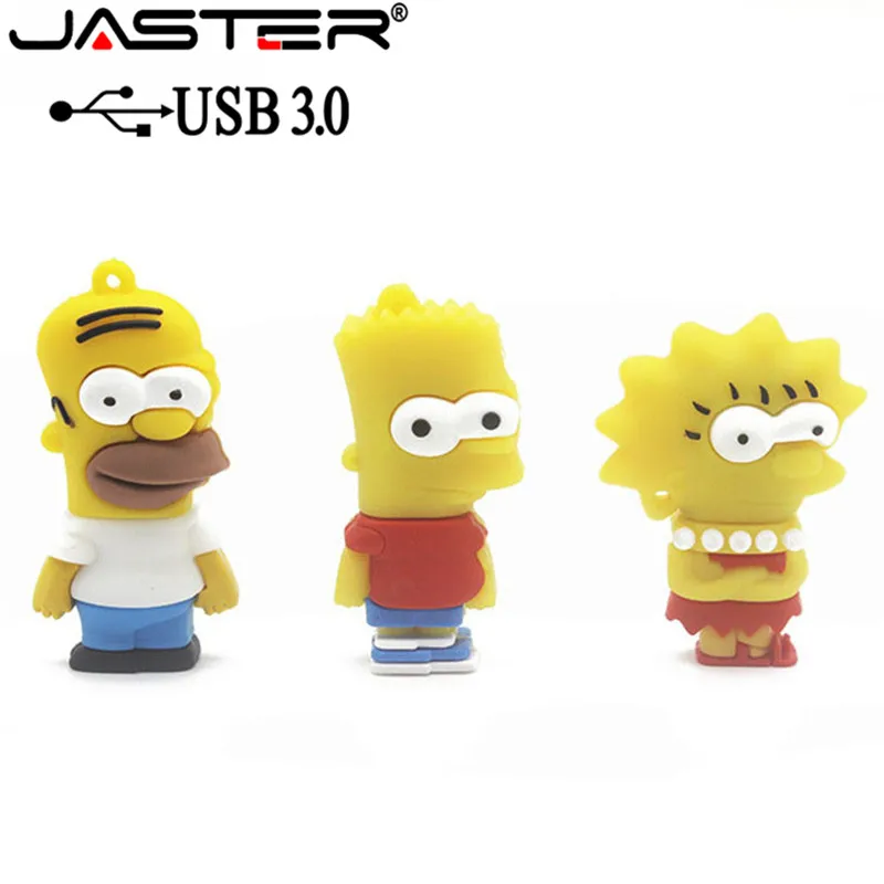 

usb flash drive memory usb 3.0 16gb 4GB 8GB 16GB 32GB 64GB memory usb wholesale Cartoon Simpsons pendrive 32gb pen drive custom