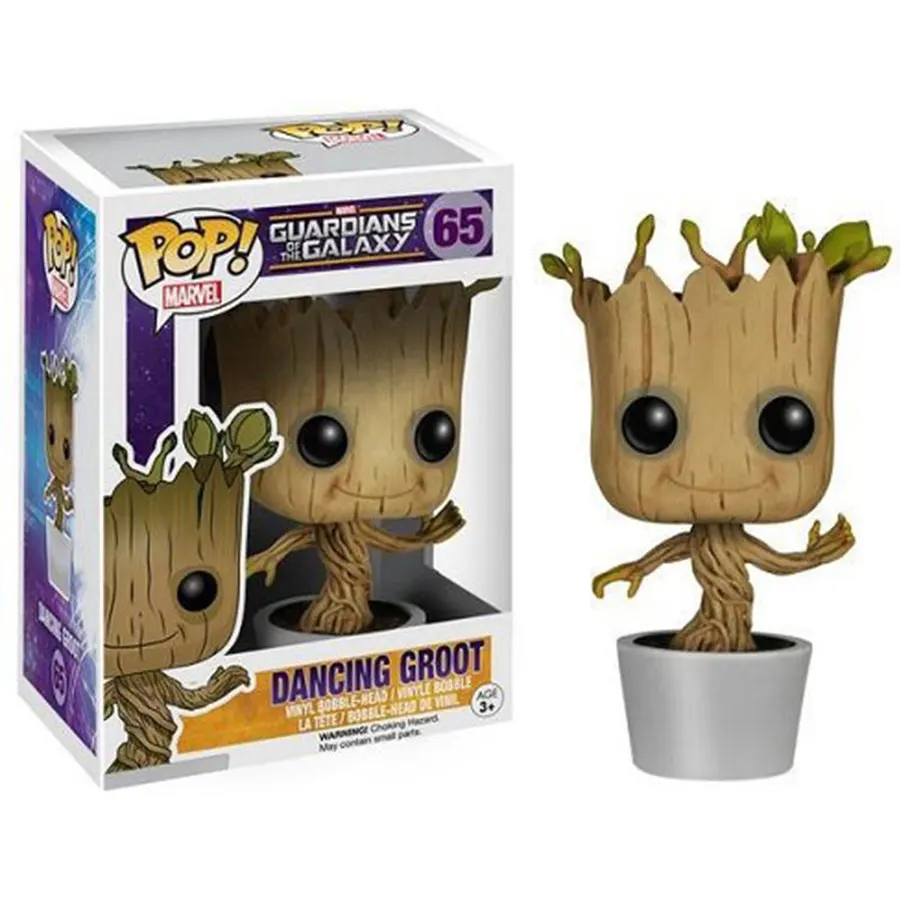

10cm Funko POP Anime Figures Galaxy Guardians Tree Man Baby Flower Pot Action Figure Collection Model Doll Children Toys Gift