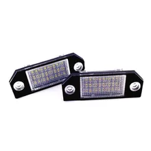 2 шт. 12 В светодиодный светильник для номерного знака для Ford Focus C-MAX MK2 03-08 внешние аксессуары для номерного знака