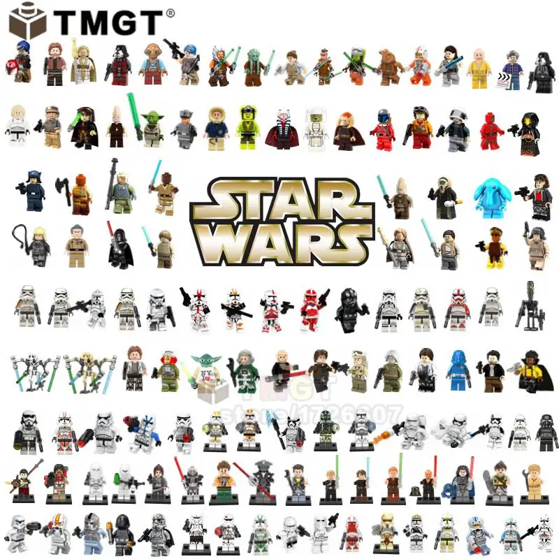 

Single Blocks Han Solo Master Yoda Quay Tolsite Red Warrior Battle Droid Trooper Star Character Building Blocks Toy For Children