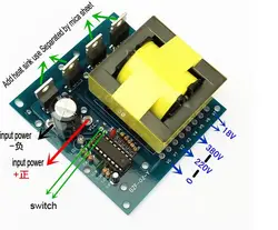 500 Вт инвертор DC 12 В 24 В превратить AC 18 В 0-220v-380v step up Модуль