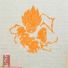 Наклейка на стену s Wxduuz Diy подробности о Goku Dragon Ball Погодостойкая виниловая наклейка стикер для окна автомобиля настенный домашний декор B468