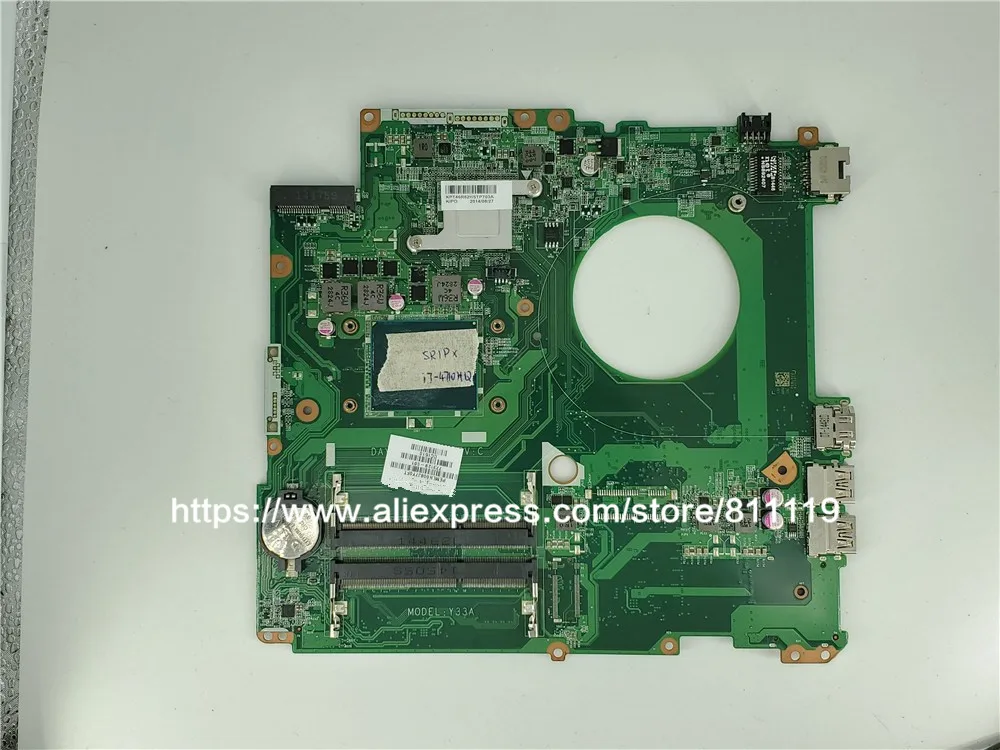 YOURUI DAY33AMB6C0 For HP ENVY 17-K 17T-K laptop mainboard with i7-4710HQ CPU 773128-501 motherboard 100% Tested | Компьютеры и офис