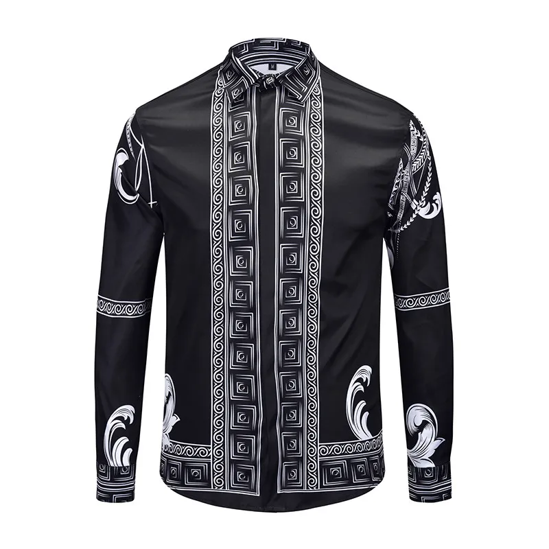 Мужские Гавайские рубашки Роскошные Рубашки Chemise Homme мужские и женские ретро с