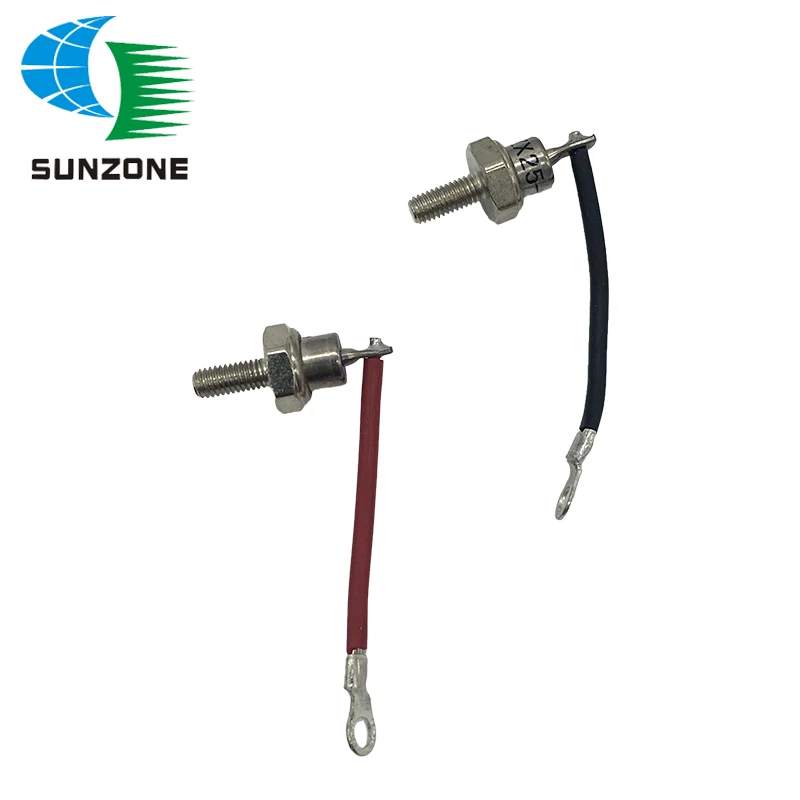 2PCS Diode 25A Male and Female Diode For Generator Rectifier Diode ZX25 12 25A With Wires
