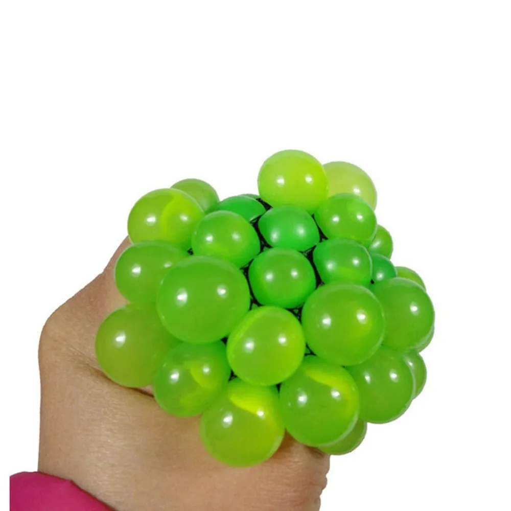 Забавный дизайн для детей и взрослых, антистресс для снятия стресса, Виноградный Шар из натурального каучука, декомпрессионный мяч, игрушки для шутки
