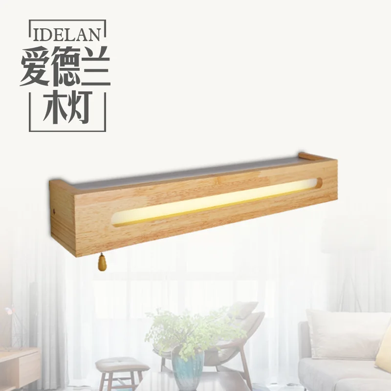 

wall lamp, bedroom bedside lamp, living room study, mirror headlamp, mirror cabinet lamp, Japanese style Nordic switch.