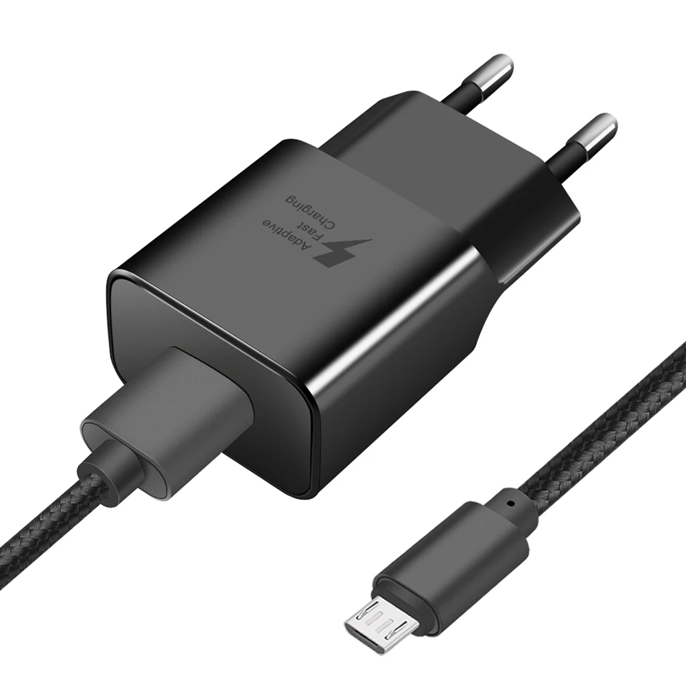 Buy CHUNFA Black EU Plug USB Charger for Samsung