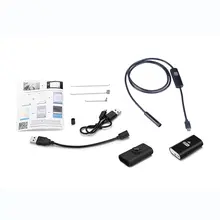 Wifi эндоскоп камера HD 720 P 3,5 M водонепроницаемый 110A мягкий кабель 8 мм 6 светодиодный бороскоп камера для Android для ПК ios эндоскоп