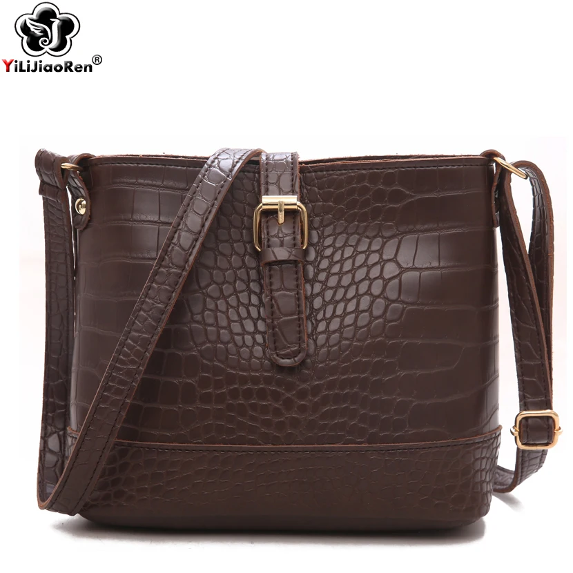 

Vintage Crocodile Pattern Small Shoulder Bag Women Luxury Handbags Women Bags Designer Brand Leather Crossbody Bags for Girls