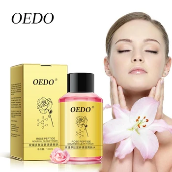 

OEDO 100ML Rose PEPTIDE Nourish Clear Toner For Face Skin Care Moisturizer Anti-Wrinkle Anti Aging Hydrating Toners Beauty