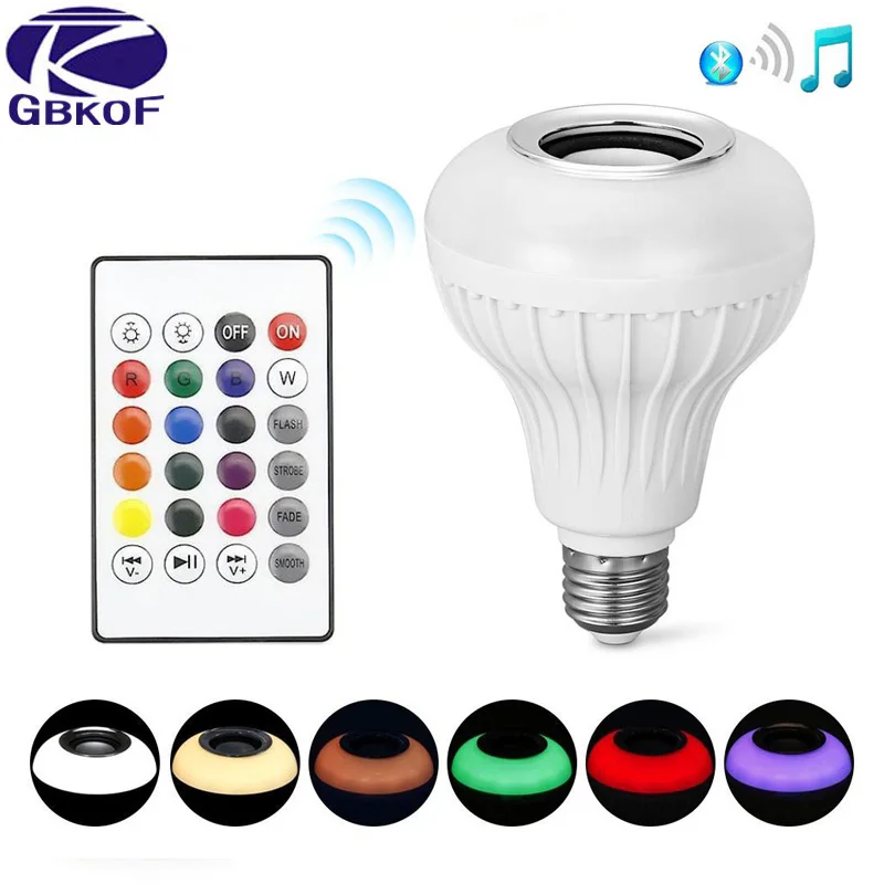 Светодиодный светильник E27 5 Вт 10 15 RGB + белый 16 цветов светодиодный изменяемый с