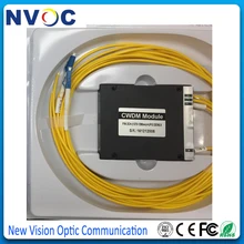 1x2ch волоконно-оптический 2 канала CWDM Mux Demux модуль 1370nm1390nm, SM, SX, 2,0 мм, 1 м, LC/UPC, CWDM ABS модуль коробки без обновленного порта