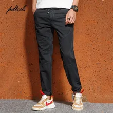 PDTXCLS популярные модные повседневные брюки мужские брюки карго из хлопка повседневные облегающие хлопковые мужские штаны одноцветные