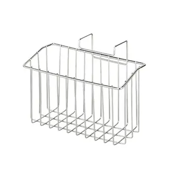

1pc Gutter Drain Rack Hanging Stainless Steel Kitchen Storage Basket Holder for Sponge