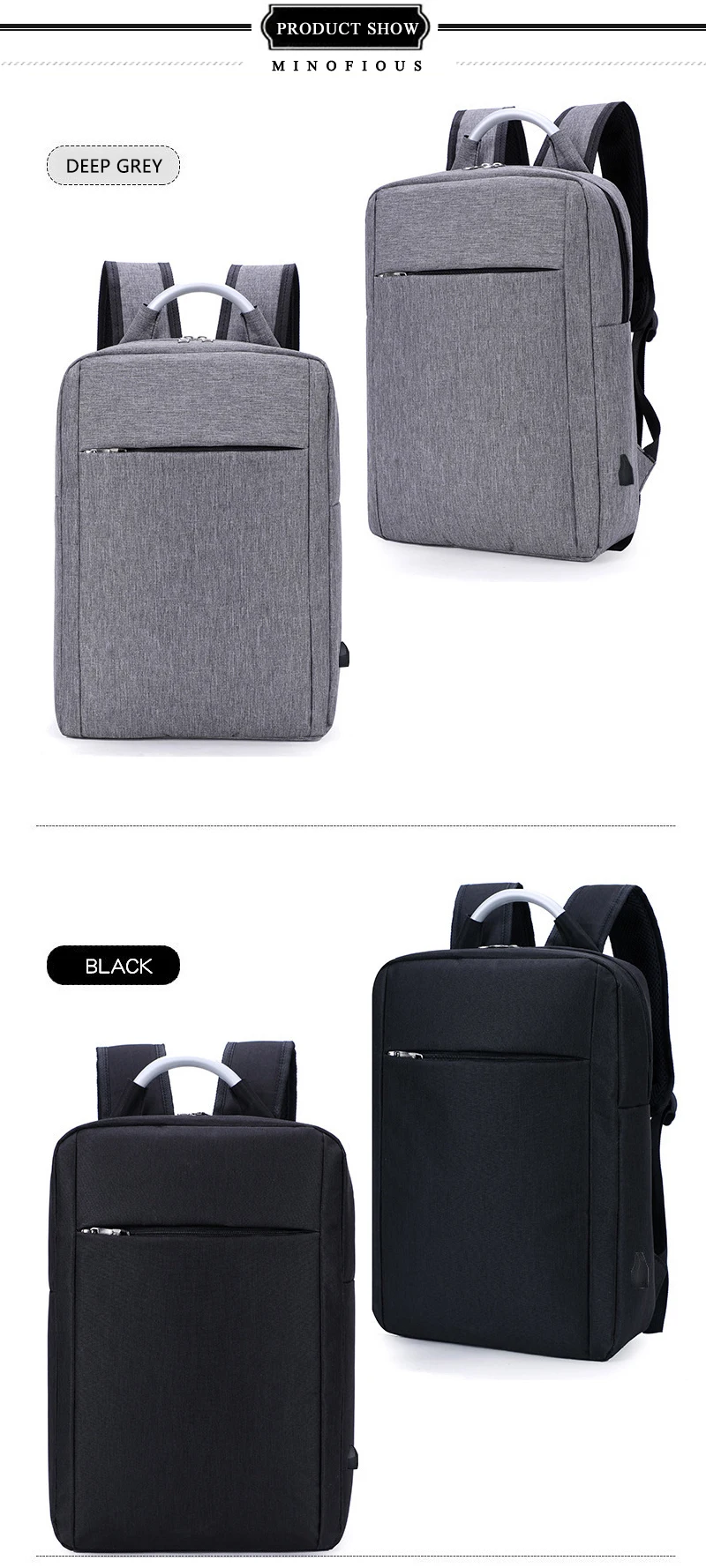 estilo casual sacos de viagem grande masculino negócios mochila escolar