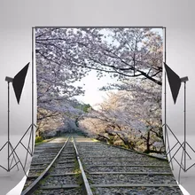 2017 Hot Train Scenic Photography Backgrounds Photo Backdrops Camera Fotografica 5x7FT Children Background Studio Props