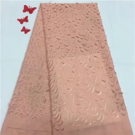 

Nigeria's new embroidered lace fabric, French fashion lace fabric