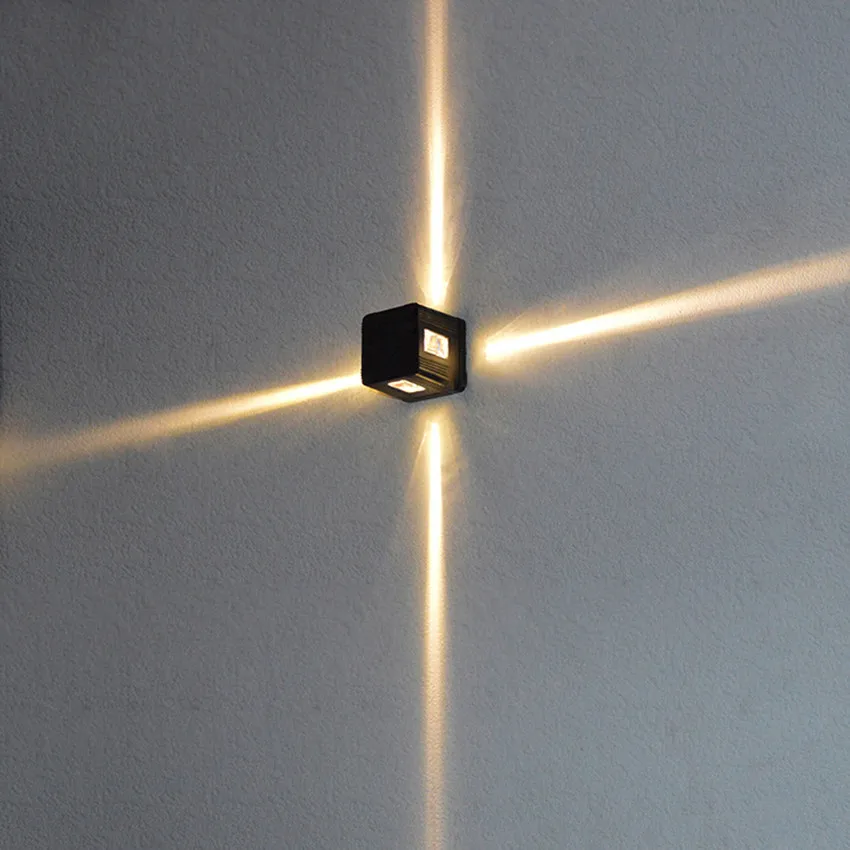 Wand Lampe Kreuz Stern Wand Licht Led Wand Leuchte Im Freien