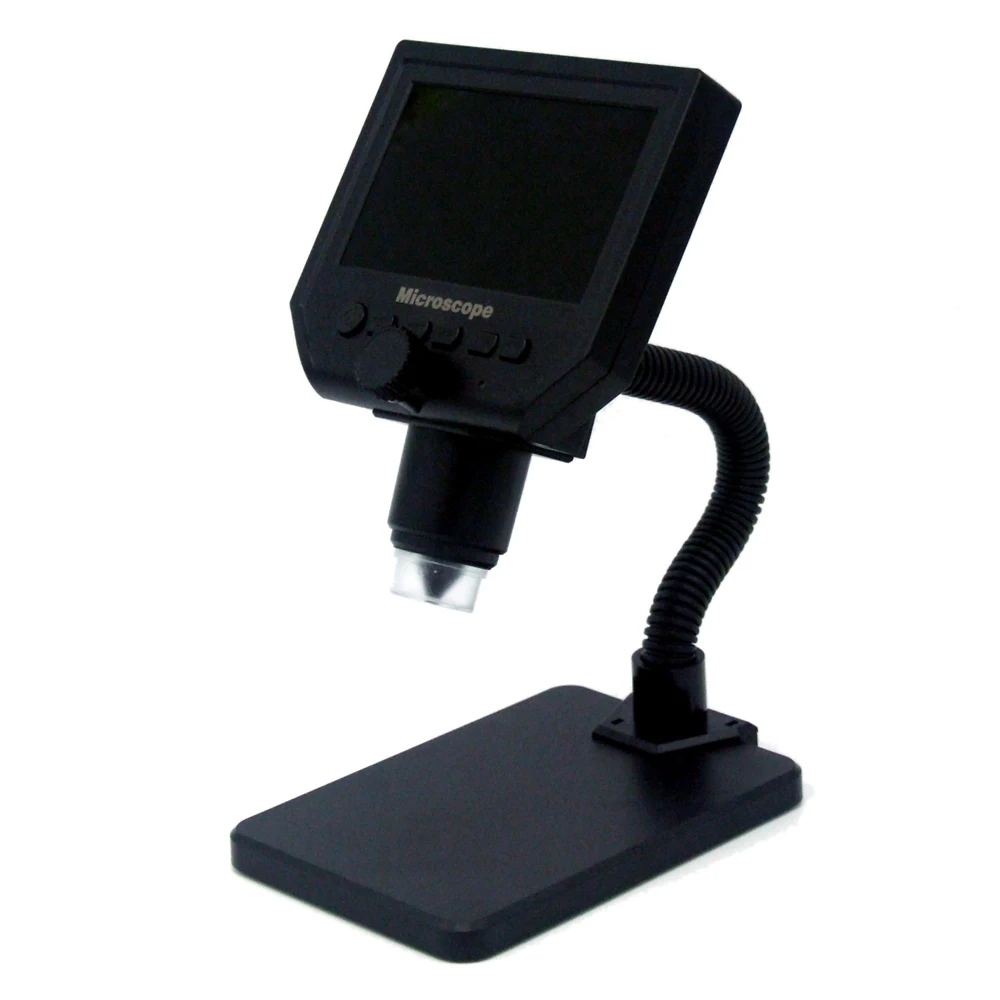 

1-600x Digital Microscope 4.3" LCD Electronic HD Video Microscope USB Soldering Microscope with Stand for PCB Motherboard Repair