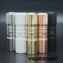 VapeSoon Elthunder Mod V3 аккумуляторов 18650/20700 24 мм красная медь механический мод испаритель поле mod fit 510 нить распылитель RDA