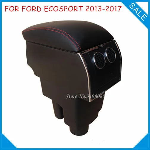 8 шт. подлокотник с разъемом USB для FORD ECOSPORT 2013 2017 все в одном автомобиль центр