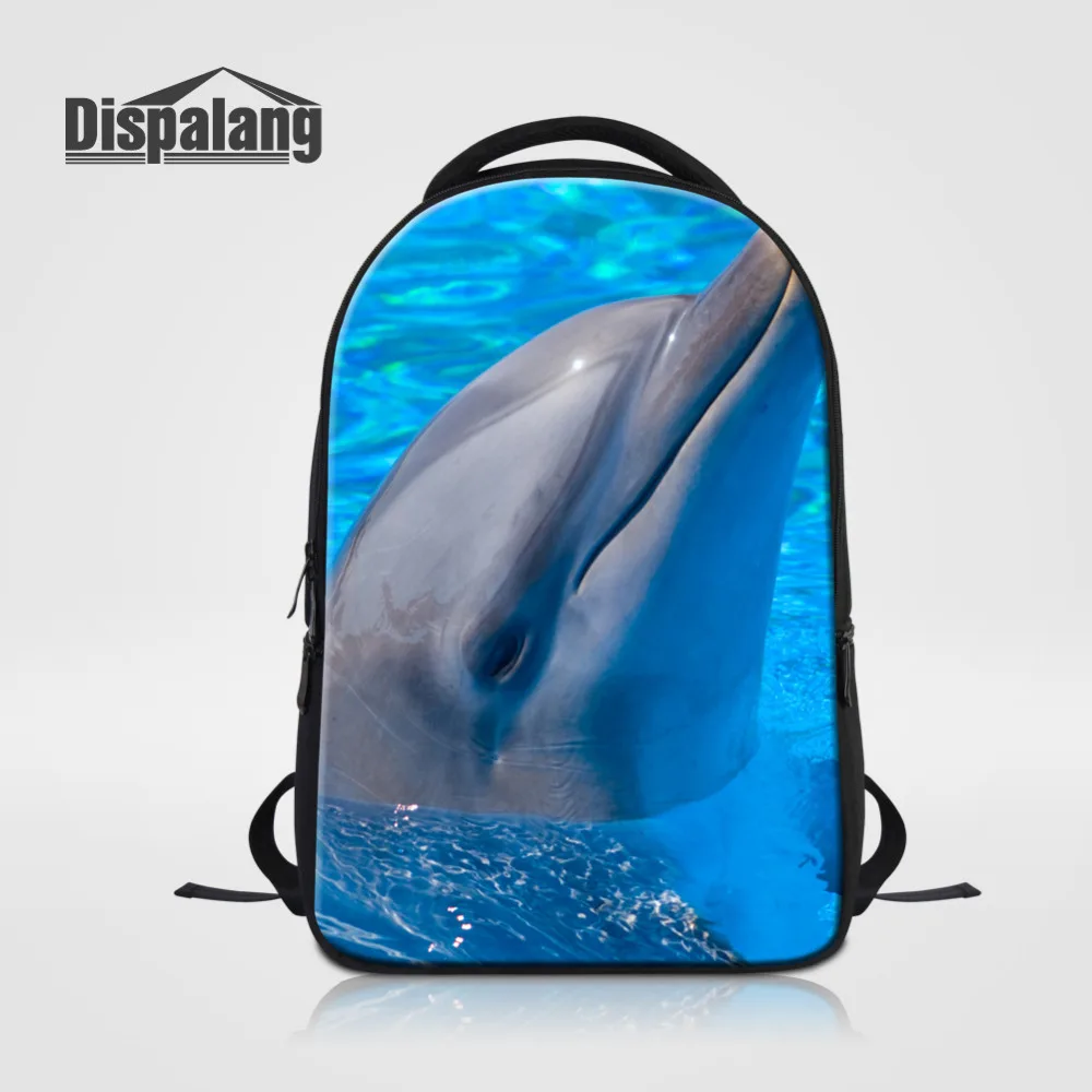 -sea animal printing laptop backpack (5)
