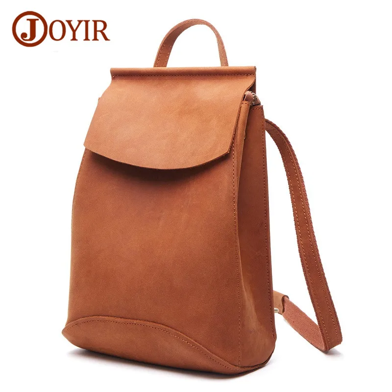 

JOYIR Brand Backpacks Retro Genuine Leather Women Backpack Girl School Bag Shoulder Bag Backpacks Lady Travel Bags