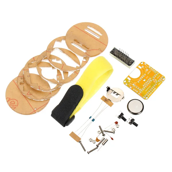

New Electronic DIY LED Digital Watch Electronic Clock Kit With Transparent Cover