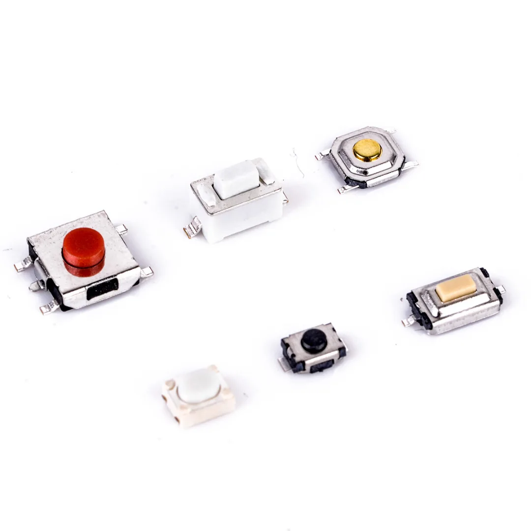 250pcs/box Mixed Tactile Touch Push Switch Kit 10 Types Mayitr Car Remote Control Button Microswitch For Electronic Products