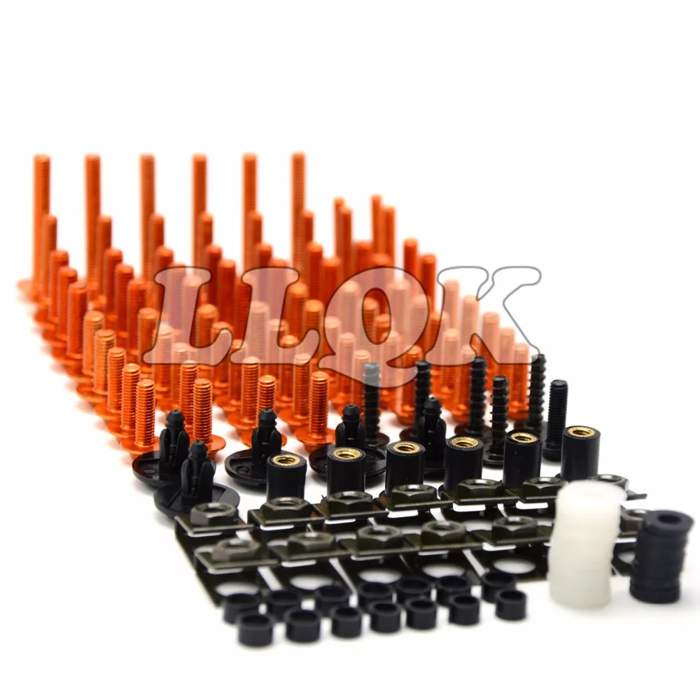 

Universal CNC Motorcycle Fairing body work Bolts Fastener Clips Screws For Duke 200 DUKE200 duke200 12-2013 200 125 390 duke