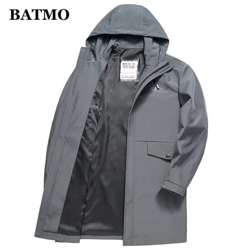 BATMO 2019 Новое поступление весенние высококачественные мужские куртки с капюшоном