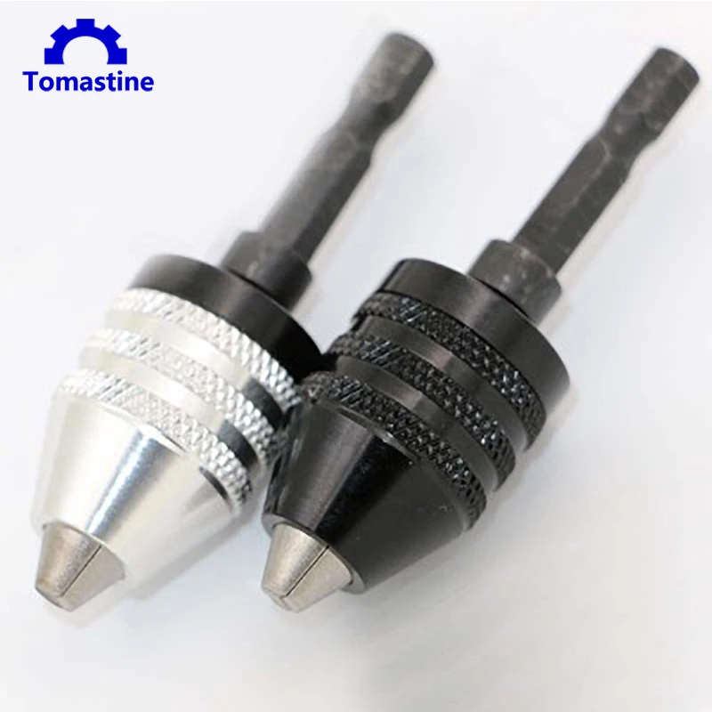 

0.5-3mm Clamping range Driver Tool Accessories Keyless Adapter Impact Hex Shank Drill Chuck