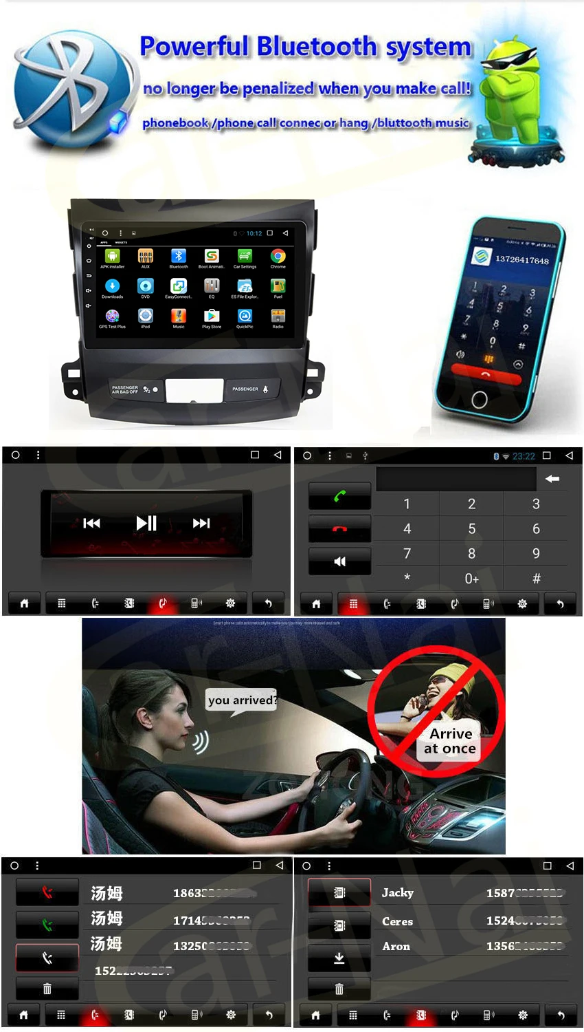 Android 7,1/8,0 автомобиль GPS Радио Навигация для Mitsubishi Outlander 2006-2012 головное устройство стерео аудио плеер Wifi BT карты Navi