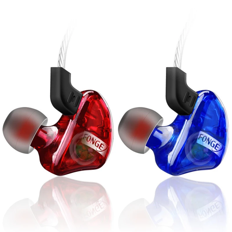 Fonge T01 наушники transparent Спорт бег стерео гарнитура Super Bass Водонепроницаемый IPX5