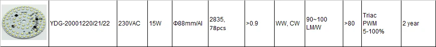 10 шт., 3 Вт, 5 Вт, 7 Вт, 9 Вт, 12 Вт, 15 Вт, 30 Вт, 60 Вт, без драйвером PCB чипы IC интегрированный 220 В переменного тока светодиодный PCB SMD2835 для светодиодный лампы