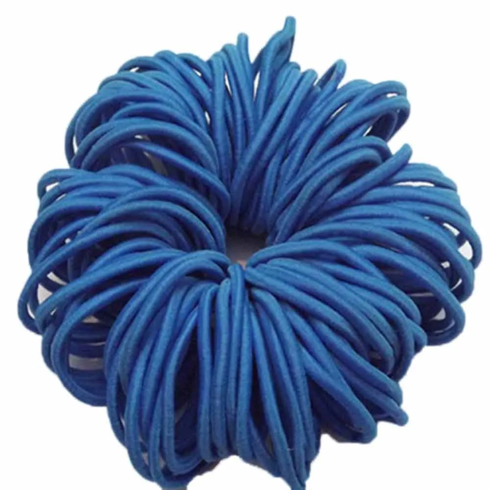 New 50pcs Women Thick Hair Bands Elastic Jewelry Hair Rope Hair