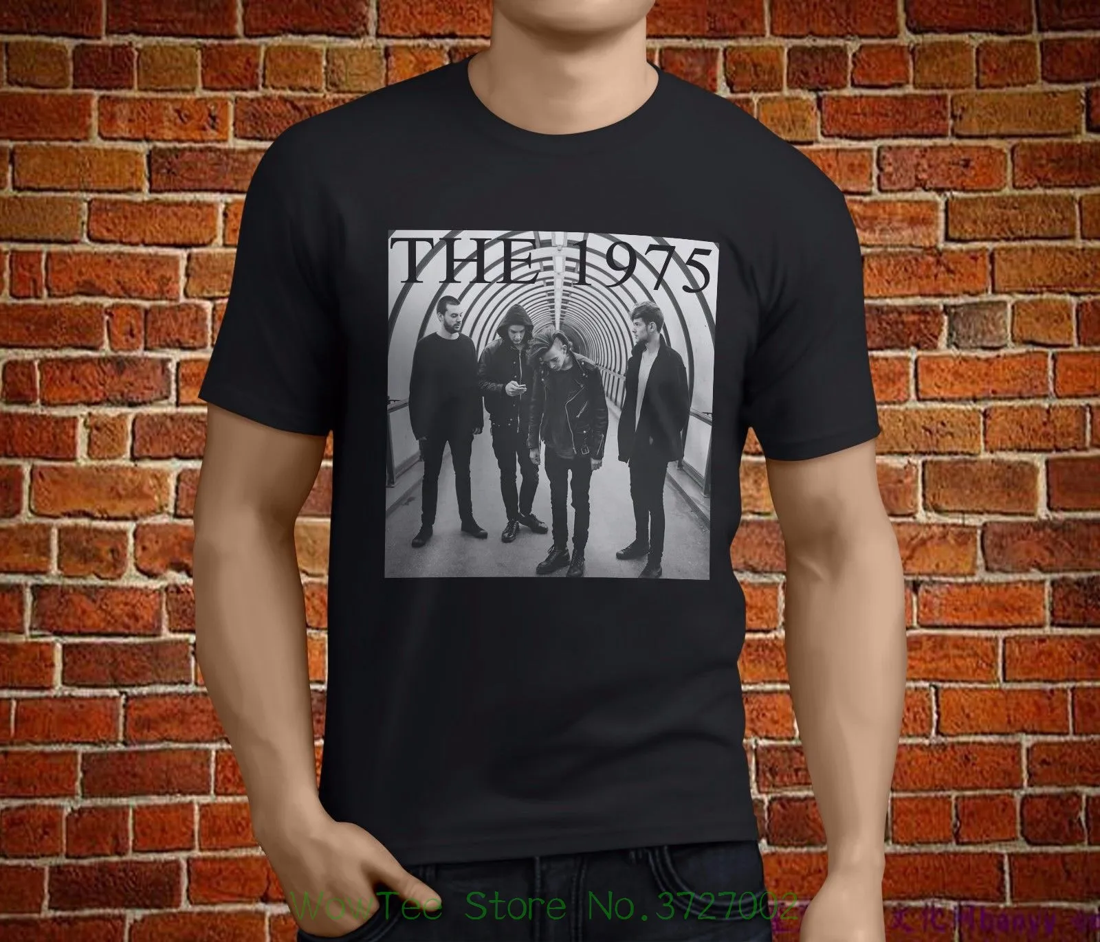 Hot The 1975 Rock Band Mens Black T shirt Size S 3xl 3d Men Hot Cheap